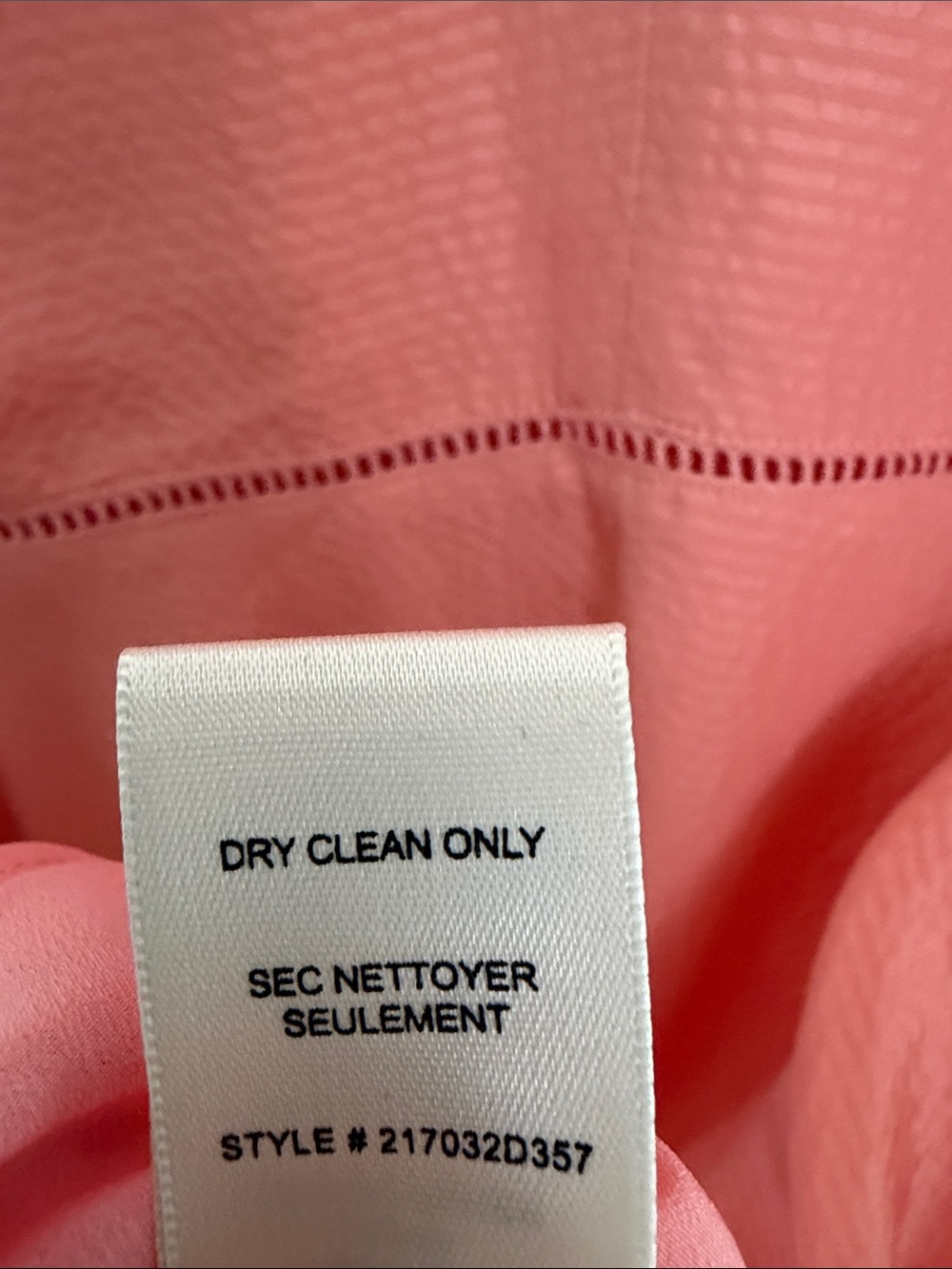 Rebecca Taylor A-Line Silk Sleeveless Ruffled Dress In Peach - Picture 10 of 12